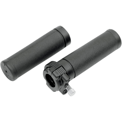 PartzBiz HD: 3462639-Drag Specialties Throttle Grip Assembly Black Dual Cable Thread In OEM 56395-81 PartzBiz HD: 3462639-Drag Specialties Throttle Grip Assembly Black Dual Cable Thread In OEM 56395-81