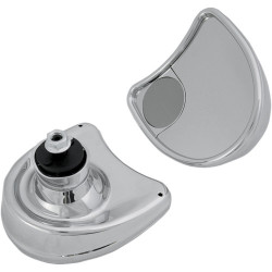 PartzBiz HD 0640-0652 - Chrome Fairing Mount Mirrors Blind Spot Mirror Harley Batwing Fairing Touring PartzBiz HD 0640-0652 - Chrome Fairing Mount Mirrors Blind Spot Mirror Harley Batwing Fairing Touring