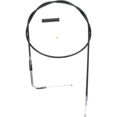 PartzBiz HD: 3473818-Black Vinyl Throttle Cable 54” 90 Degree 5” Travel Harley 96-17 Big Twin Cam XL PartzBiz HD: 3473818-Black Vinyl Throttle Cable 54” 90 Degree 5” Travel Harley 96-17 Big Twin Cam XL