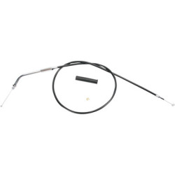 PartzBiz HD 0650-1084 - Black Vinyl 30” Throttle Cable 90 Degree 3 3/4” Travel Harley 81-89 Big Twin XL