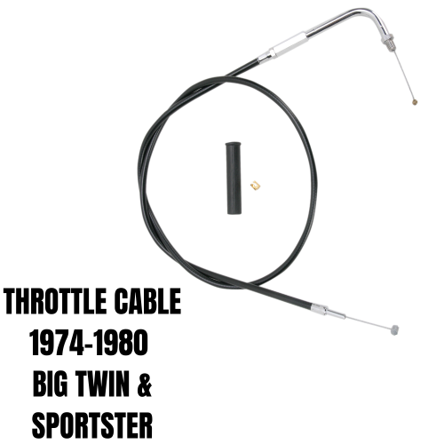 PartzBiz HD: 3478395-Drag Specialties Throttle Cable 36” Black Harley 74-80 Softail Touring Sportster PartzBiz HD: 3478395-Drag Specialties Throttle Cable 36” Black Harley 74-80 Softail Touring Sportster
