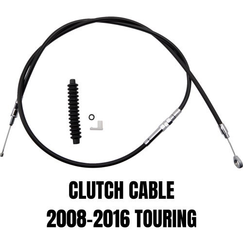 PartzBiz HD: 3474338-H.E. 64 11/16” Black Vinyl 2+ Extended Length Clutch Cable Harley Touring 08-16 PartzBiz HD: 3474338-H.E. 64 11/16” Black Vinyl 2+ Extended Length Clutch Cable Harley Touring 08-16