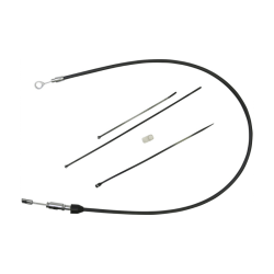PartzBiz HD 0652-2859 - Drag Specialties Upper Clutch Cable Black Vinyl 44” Harley Softail Touring 18+
