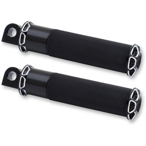 PartzBiz HD: 3461478-Arlen Ness Fusion Fixed Foot Pegs Beveled Passenger Footpegs Black Rubber Street PartzBiz HD: 3461478-Arlen Ness Fusion Fixed Foot Pegs Beveled Passenger Footpegs Black Rubber Street