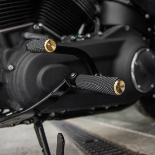 PartzBiz HD: 3485701-Arlen Ness SpeedLiner Footpegs Male Brass Knurled Pair Driver Passenger Harley PartzBiz HD: 3485701-Arlen Ness SpeedLiner Footpegs Male Brass Knurled Pair Driver Passenger Harley