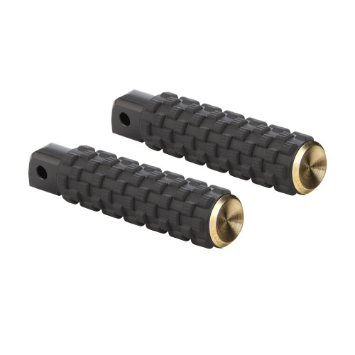 PartzBiz HD: 3485713-Arlen Ness Airtrax Footpegs Male Brass Knurled Pair Driver Passenger Harley PartzBiz HD: 3485713-Arlen Ness Airtrax Footpegs Male Brass Knurled Pair Driver Passenger Harley