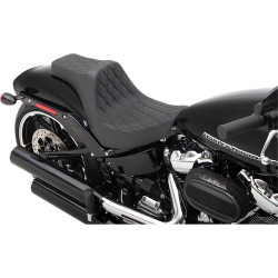 PartzBiz HD 0802-1267 - Drag Specialties Predator III Double Diamond Black Seat 2 Up 18+ Harley Breakout PartzBiz HD 0802-1267 - Drag Specialties Predator III Double Diamond Black Seat 2 Up 18+ Harley Breakout