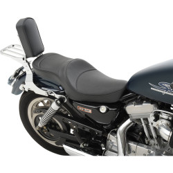 PartzBiz HD 0804-0625 - Drag Specialties Low-Profile Double Bucket 2-Up Seat Harley Sportster XL 82-03 PartzBiz HD 0804-0625 - Drag Specialties Low-Profile Double Bucket 2-Up Seat Harley Sportster XL 82-03