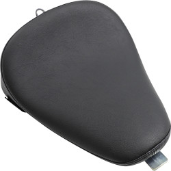 PartzBiz HD 0804-0740 - Drag Specialties Bobber Solo Silver Double Diamond Seat Harley 10+ Sportster XL