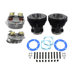 PartzBiz HD 10-1345 - 86.5” 3 1/2” Big Bore Cylinder Head Engine Motor Kit Harley Shovelhead Panhead