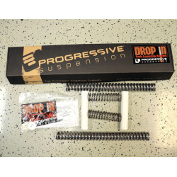 PartzBiz HD 10-2003 - Progressive Drop In Front Fork Lowering Kit Harley 41mm Touring Softail 84-2017 PartzBiz HD 10-2003 - Progressive Drop In Front Fork Lowering Kit Harley 41mm Touring Softail 84-2017