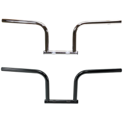 PartzBiz HD 101-0124 - TC Bros. 1” Speedline Handlebars - Chrome Dimpled