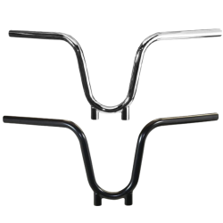 PartzBiz HD 101-0128 - TC Bros. 1” Bootlegger Handlebars - Black Dimpled