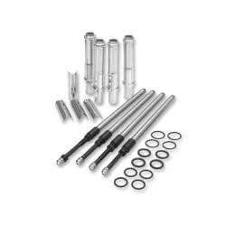 PartzBiz HD 106-6051 - S&S Quickee EZ ติดตั้ง Pushrods แบบปรับได้ Chrome Cover Kit 99+ Harley Twin Cam PartzBiz HD 106-6051 - S&S Quickee EZ ติดตั้ง Pushrods แบบปรับได้ Chrome Cover Kit 99+ Harley Twin Cam
