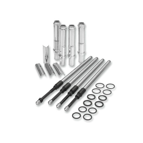 PartzBiz HD: 3453453-S&S Quickee EZ ติดตั้ง Pushrods แบบปรับได้ Chrome Cover Kit 99+ Harley Twin Cam PartzBiz HD: 3453453-S&S Quickee EZ ติดตั้ง Pushrods แบบปรับได้ Chrome Cover Kit 99+ Harley Twin Cam