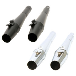 PartzBiz HD 1069B - Thunderheader Black ThunderCone Slip On Exhaust Pipe Harley Dyna FLD 12-17 FXDL PartzBiz HD 1069B - Thunderheader Black ThunderCone Slip On Exhaust Pipe Harley Dyna FLD 12-17 FXDL