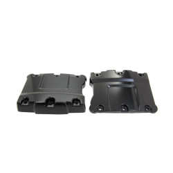 PartzBiz HD 11-1071 - Gloss Powder Black Upper Top Rocker Box Boxes Set Harley Big Twin Cam 1999-2017 PartzBiz HD 11-1071 - Gloss Powder Black Upper Top Rocker Box Boxes Set Harley Big Twin Cam 1999-2017