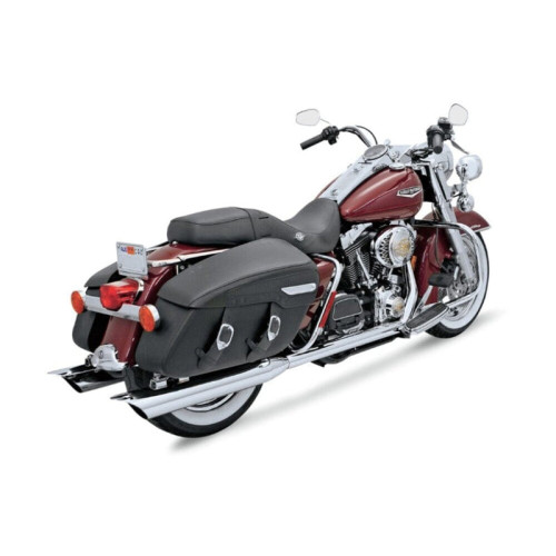 PartzBiz HD: 3490031-ท่อไอเสีย Bassani Chrome True Duals Crossover 95-08 Harley Touring