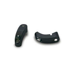 PartzBiz HD 12-738 - Arlen Ness Black Front Turn Signal Relocation 39MM Kit Harley Dyna FXR Sportster PartzBiz HD 12-738 - Arlen Ness Black Front Turn Signal Relocation 39MM Kit Harley Dyna FXR Sportster