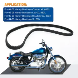 PartzBiz HD 1204-0085 - 1 1/8” 137 Tooth OEM 40571-04B Drive Rear Belt Harley 04-06 Sportster XL 1200 PartzBiz HD 1204-0085 - 1 1/8” 137 Tooth OEM 40571-04B Drive Rear Belt Harley 04-06 Sportster XL 1200