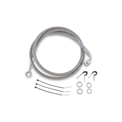 PartzBiz HD 1204-2750 - 44-7/8” Braided Stainless Steel Front Brake Line Kit 1987-96 Harley Softail PartzBiz HD 1204-2750 - 44-7/8” Braided Stainless Steel Front Brake Line Kit 1987-96 Harley Softail