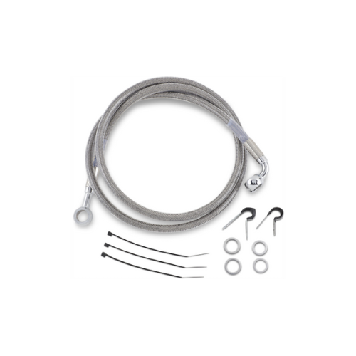 PartzBiz HD: 3478963-44-7/8‚” ชุดสายเบรคหน้าสแตนเลสแบบถัก 1987-96 Harley Softail PartzBiz HD: 3478963-44-7/8‚” ชุดสายเบรคหน้าสแตนเลสแบบถัก 1987-96 Harley Softail