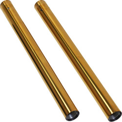 PartzBiz HD 121-006 - Arlen Ness 49mm Gold Replacement 2+ Fork Tubes 25.75” Pair Harley Softail M8 18+ PartzBiz HD 121-006 - Arlen Ness 49mm Gold Replacement 2+ Fork Tubes 25.75” Pair Harley Softail M8 18+