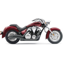 PartzBiz HD 1233B - Cobra Black Speedster Swept Exhaust Pipes 2010-2016 Honda Fury Stateline Sabre PartzBiz HD 1233B - Cobra Black Speedster Swept Exhaust Pipes 2010-2016 Honda Fury Stateline Sabre