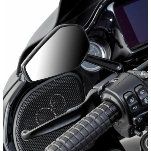 PartzBiz HD: 3471594-Arlen Ness Black Mini Stocker Left Side View Mirror Handlebar Screw-In Harley PartzBiz HD: 3471594-Arlen Ness Black Mini Stocker Left Side View Mirror Handlebar Screw-In Harley