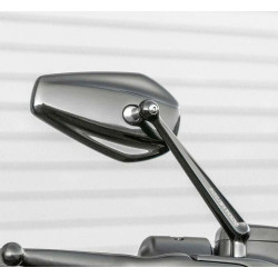 PartzBiz HD 13-158 - Arlen Ness Black Mini Stocker Right Side View Mirror Handlebar Screw-In Harley PartzBiz HD 13-158 - Arlen Ness Black Mini Stocker Right Side View Mirror Handlebar Screw-In Harley