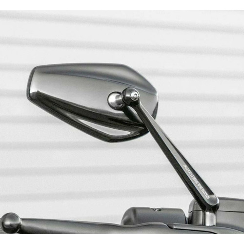 PartzBiz HD: 3471596-Arlen Ness Black Mini Stocker Right Side View Mirror Handlebar Screw-In Harley PartzBiz HD: 3471596-Arlen Ness Black Mini Stocker Right Side View Mirror Handlebar Screw-In Harley