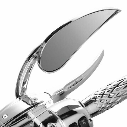 PartzBiz HD: 3461525-Arlen Ness Rad II Micro Rear View Teardrop Convex Mirror Chrome Right Handlebar PartzBiz HD: 3461525-Arlen Ness Rad II Micro Rear View Teardrop Convex Mirror Chrome Right Handlebar
