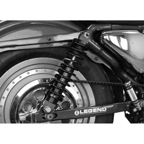 PartzBiz HD: 3468953-Legend Revo Coil Suspension 14” Black Standard Adjustable Shocks Harley 04-20 XL