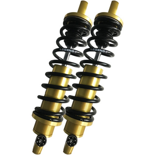 PartzBiz HD: 3468790-Legend Revo-A Adjustable Coil Suspension 13” Gold HD Shocks Harley 99+ Touring