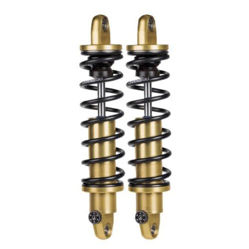 PartzBiz HD: 3469005-Legend Revo-A Adjustable Gold 13” Suspension Heavy Duty Shocks Harley Dyna 91-17 PartzBiz HD: 3469005-Legend Revo-A Adjustable Gold 13” Suspension Heavy Duty Shocks Harley Dyna 91-17