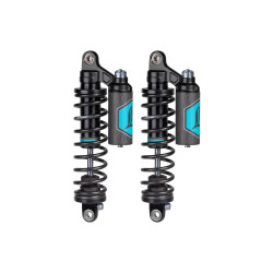 PartzBiz HD 1310-1891 - Legend Revo-Arc Piggyback Coil Suspension 13 Heavy Duty Shocks Harley 91-17 Dyna
