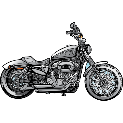 PartzBiz HD: 3469058-Legend Revo-Arc Piggyback Coil Suspension 14” Standard Shocks Harley 04-20 XL