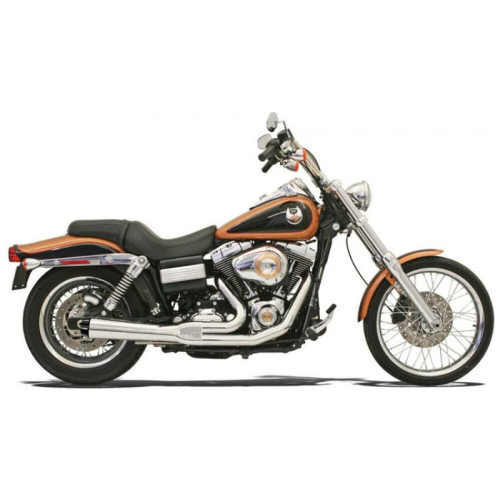 PartzBiz HD: 3478896-Bassani Chrome Road Rage 2 ถึง 1 Megaphone Short Exhaust System 91-05 Harley Dyna PartzBiz HD: 3478896-Bassani Chrome Road Rage 2 ถึง 1 Megaphone Short Exhaust System 91-05 Harley Dyna