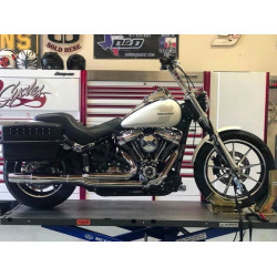 PartzBiz HD 1364X - Thunderheader X-Series 2 Into 1 Chrome Exhaust System Pipes Harley Softail 18+