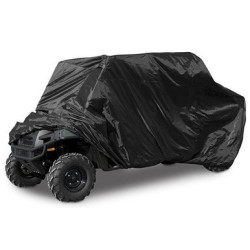PartzBiz HD 156651 - QuadBoss Quad Boss UTV ATV SXS Black Rain Cover Protection Crew Mule Universal PartzBiz HD 156651 - QuadBoss Quad Boss UTV ATV SXS Black Rain Cover Protection Crew Mule Universal