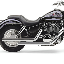 PartzBiz HD 1623T - Cobra Chrome Dragsters Exhaust Pipes 2000-2007 Honda Shadow Sabre 1100 1623T PartzBiz HD 1623T - Cobra Chrome Dragsters Exhaust Pipes 2000-2007 Honda Shadow Sabre 1100 1623T