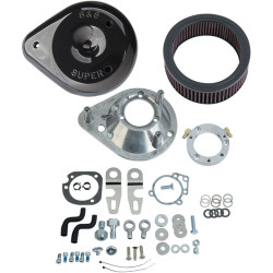 PartzBiz HD 170-0307E - S&S Cycle Black Teardrop Air Cleaner Filter kit Intake 2017+ Harley Sportster XL