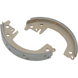 PartzBiz HD 1723-0424 - Rear Organic Juice Brake Drum Shoes Pads Set Pair Harley Big Twin Panhead 58-62
