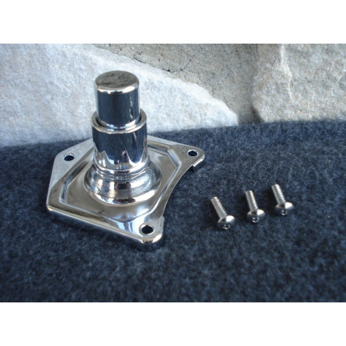 PartzBiz HD: 3451578-Mid USA Chrome Solenoid Cover Push Button Starter Harley Big Twin 1991-2017 PartzBiz HD: 3451578-Mid USA Chrome Solenoid Cover Push Button Starter Harley Big Twin 1991-2017