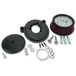 PartzBiz HD 18-321 - Arlen Ness Chrome Stage 1 Big Sucker Air Cleaner Kit Harley 99-2017 Big Twin