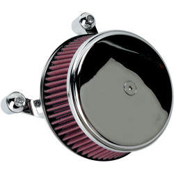 PartzBiz HD 18-323 - Arlen Ness Stage 1 Air Filter Chrome Cover Big Sucker Kit Harley EFI 1999-2001