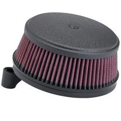 PartzBiz HD 18-329 - Arlen Ness Stage 1 Black Big Sucker Air Cleaner Filter Kit Harley Sportster XL