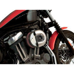 PartzBiz HD 18-824 - Arlen Ness Stage 1 Big Sucker Natural Air Cleaner Filter Kit Harley Sportster XL