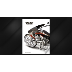 PartzBiz HD 18-940 - Arlen Ness Chrome 10 Gauge Air Cleaner Inverted Big Sucker Harley Touring 08-16