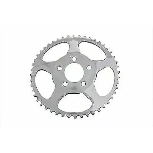 PartzBiz HD: 3445320-Chrome Dished Star 48 Tooth Rear Sprocket Chain 9.8 mm Offset 73-99 Harley PartzBiz HD: 3445320-Chrome Dished Star 48 Tooth Rear Sprocket Chain 9.8 mm Offset 73-99 Harley